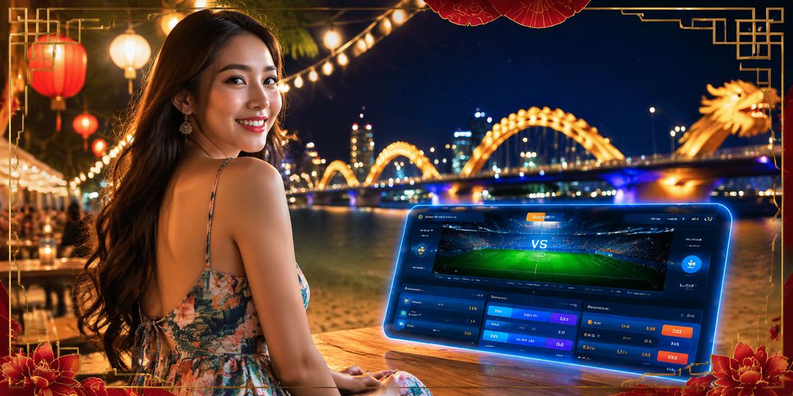 Người phụ nữ tại Đà Nẵng đăng ký tài khoản casino trực tuyến trên điện thoại