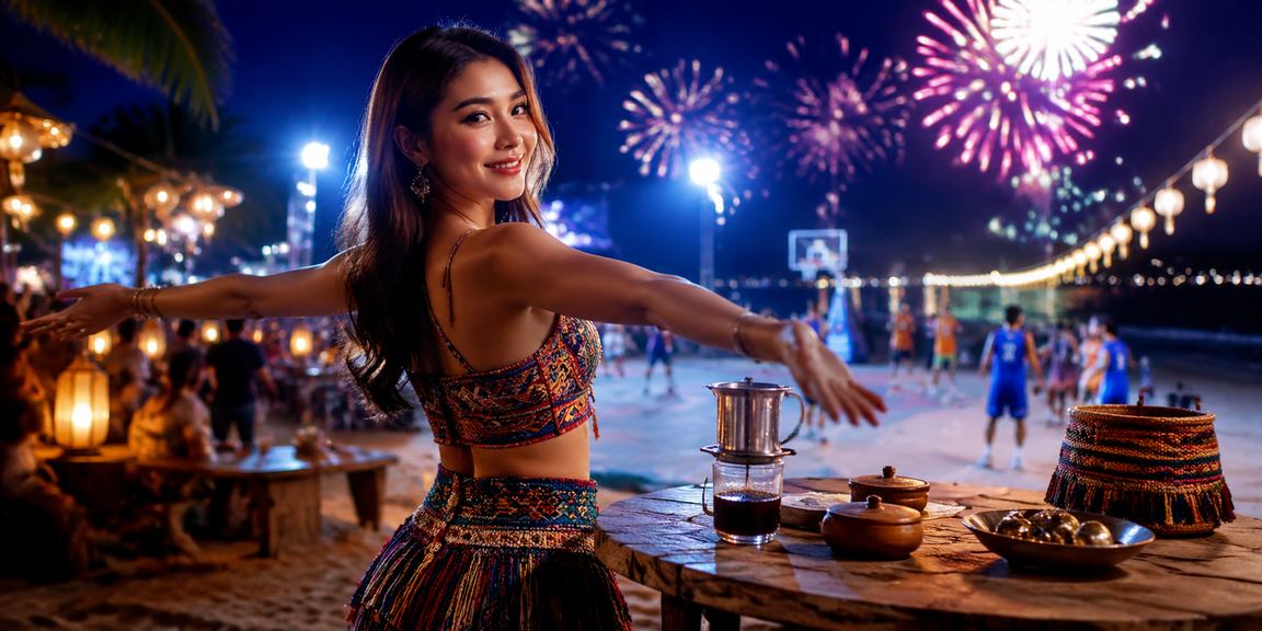 Người dùng tại Sapa theo dõi cược bóng rổ và thực hiện giao dịch trong quán cà phê